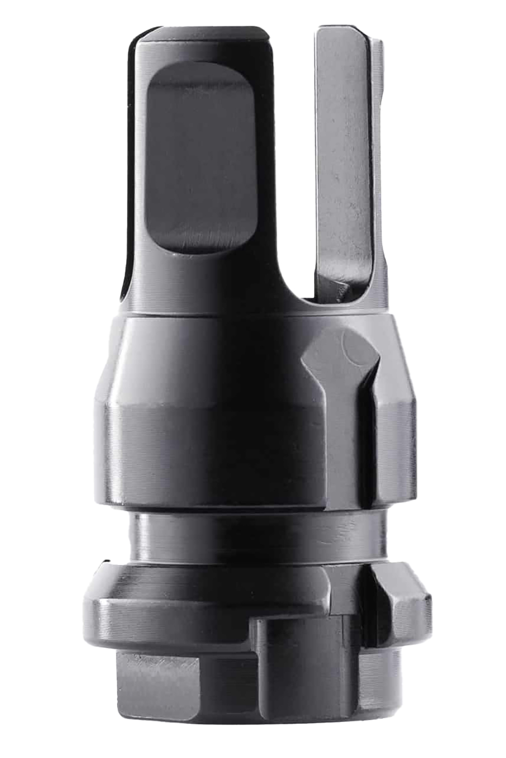 Click to see larger image. Dead Air DA119 KeyMo Flash Hider Black Nitride 4140 Ht Alloy Steel 1/2"X28 Sig Taper Threads 2.063" OAL 9mm