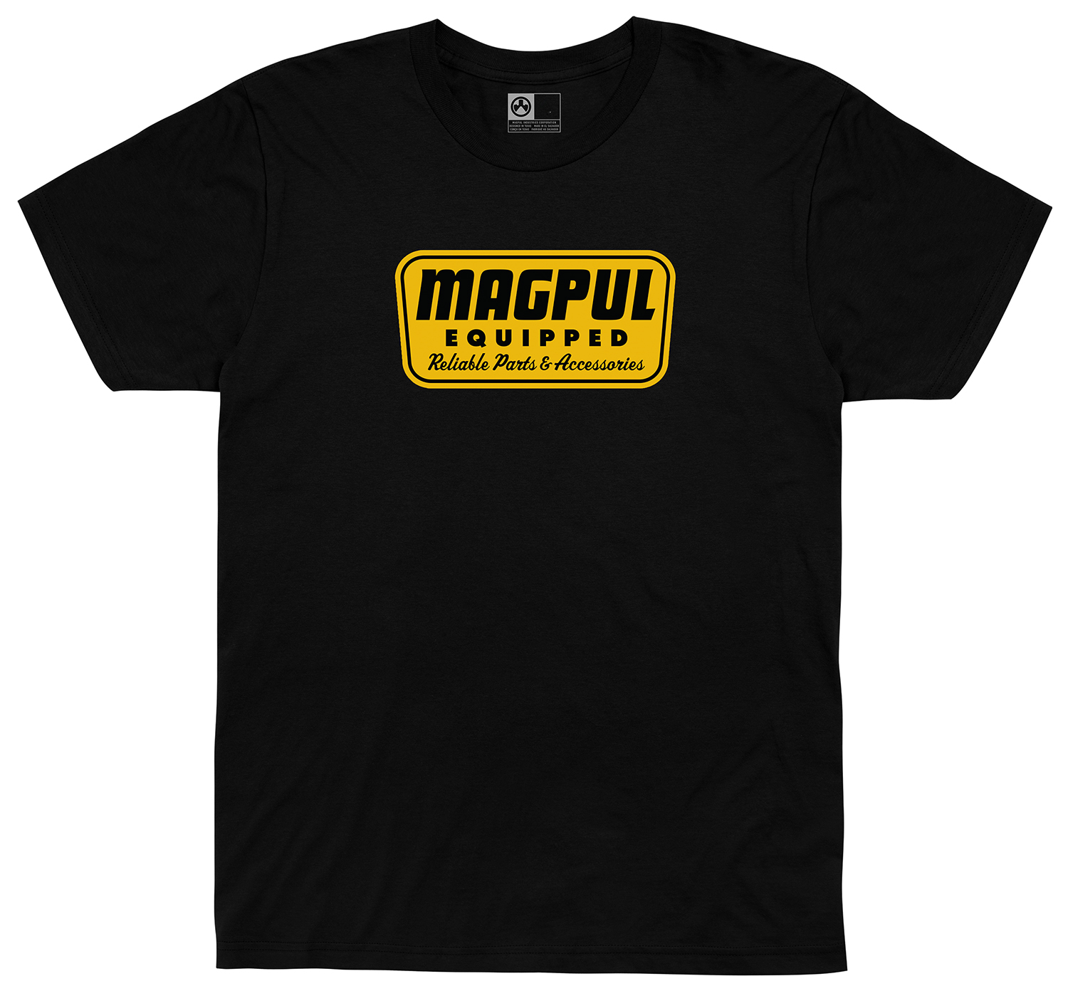 Magpul MAG1205-001 Equipped Blend Black Cotton/Polyester Short Sleeve 4XL