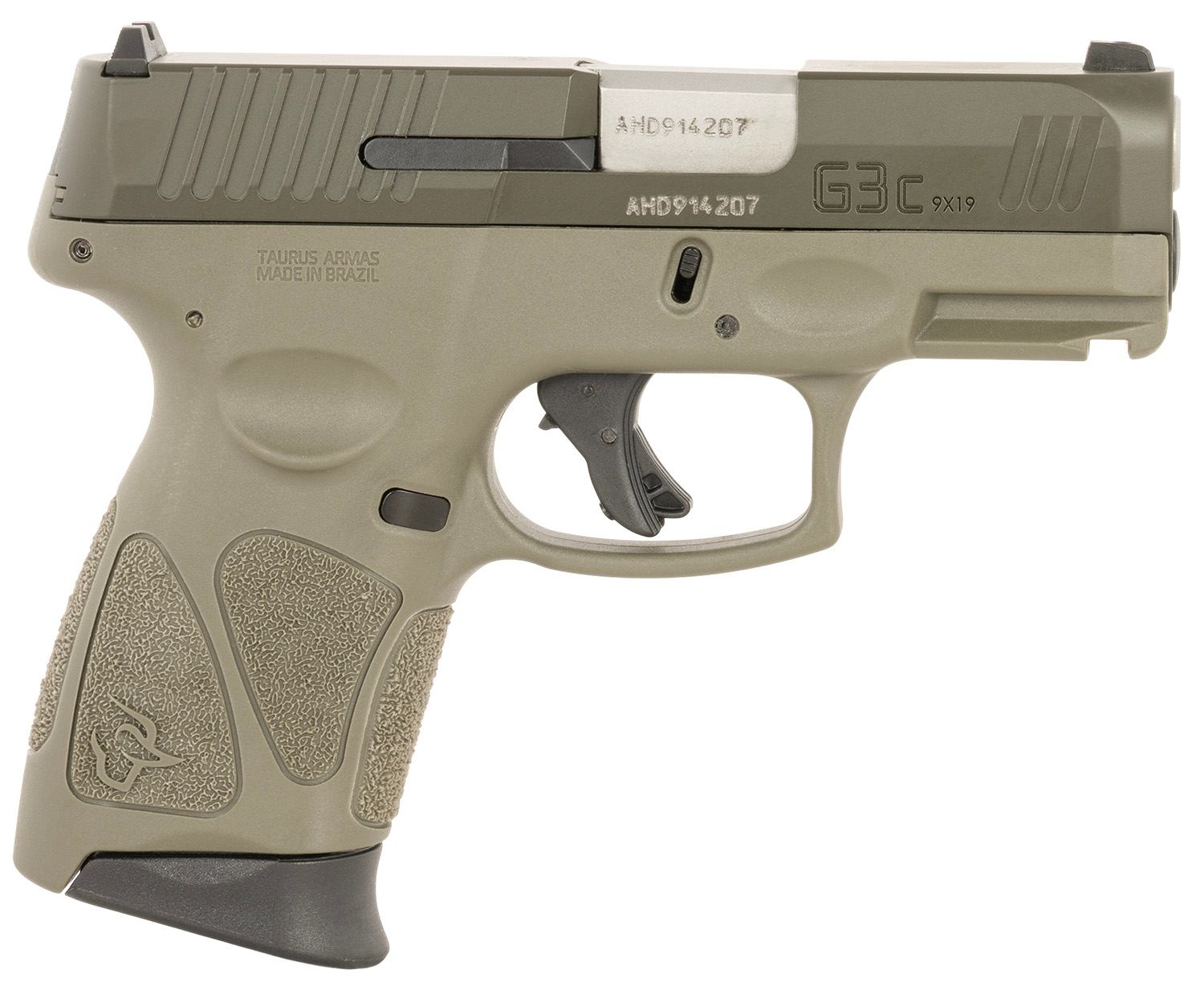 Taurus G3C OD Green 9mm 3.2in Barrel 12rd
