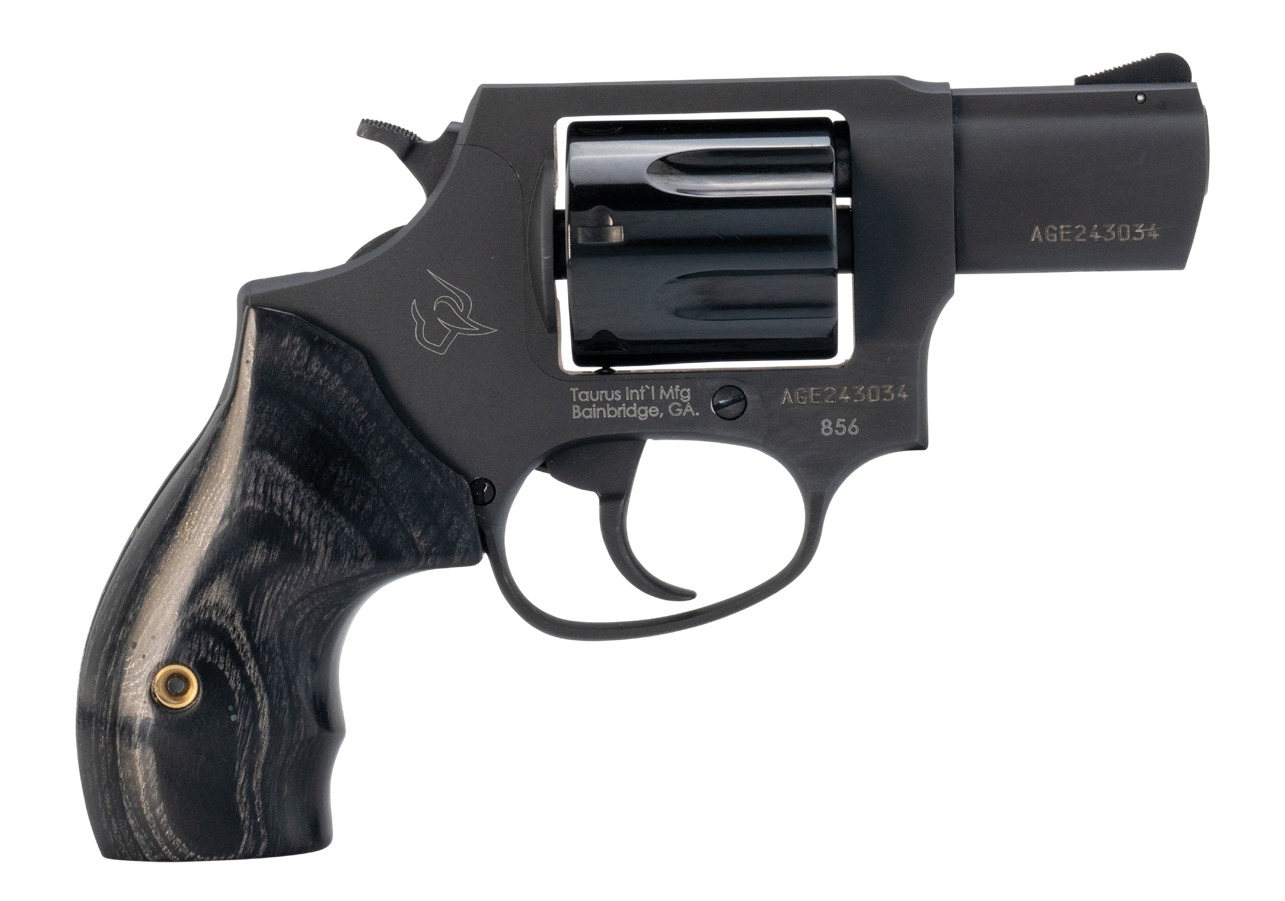 Taurus 2-32723 327 Gentleman's Carry Small 327 Federal Mag 6 Shot 2" Black Polished Barrel, Cylinder & Frame, Black Rubber Grip, Transfer Bar Safety, Exposed Hammer