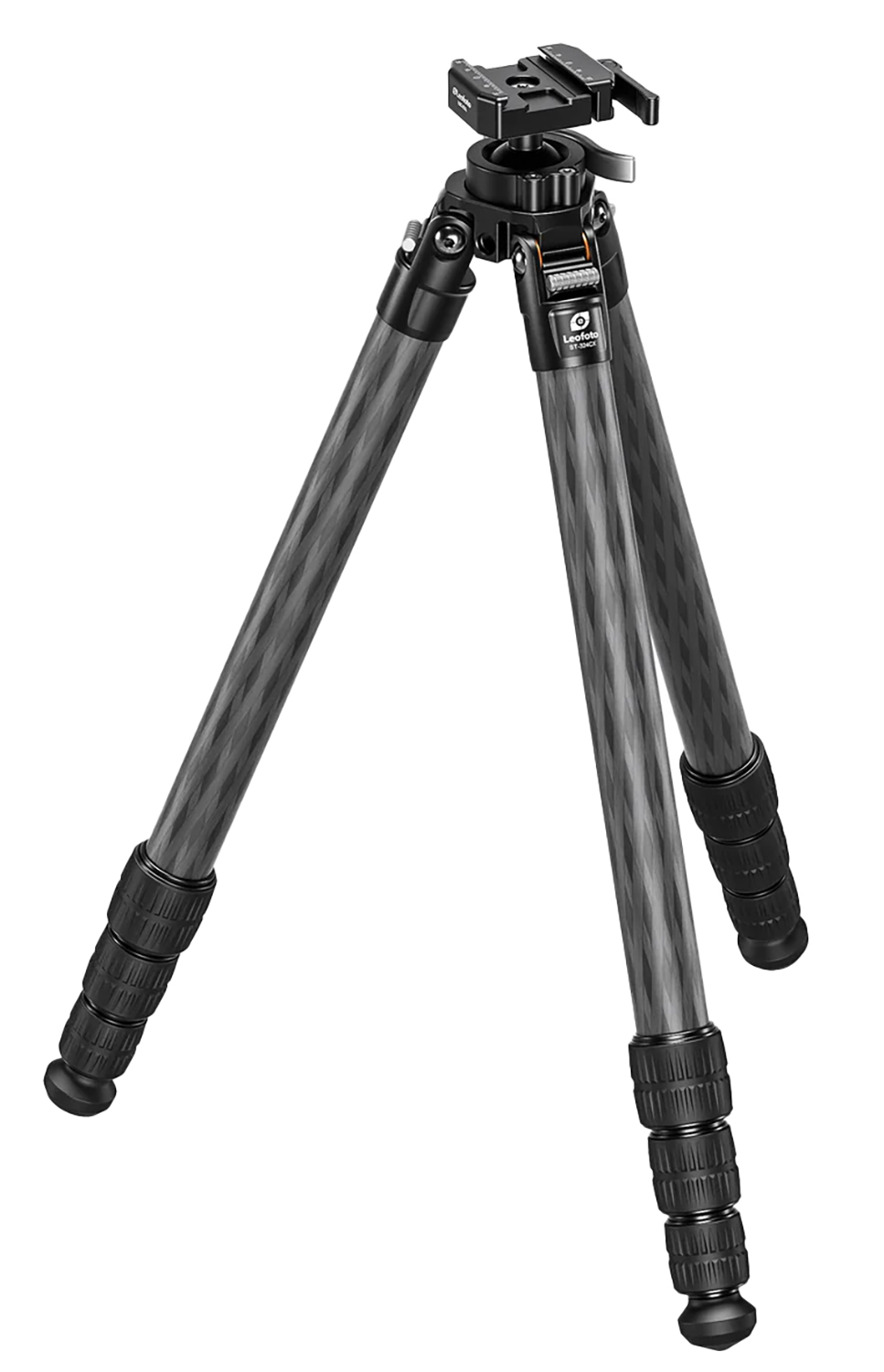 Leofoto Usa ST-324CX Integrated Ballhead ST-X Tripod 6.06"-58.54" High Black Aluminum