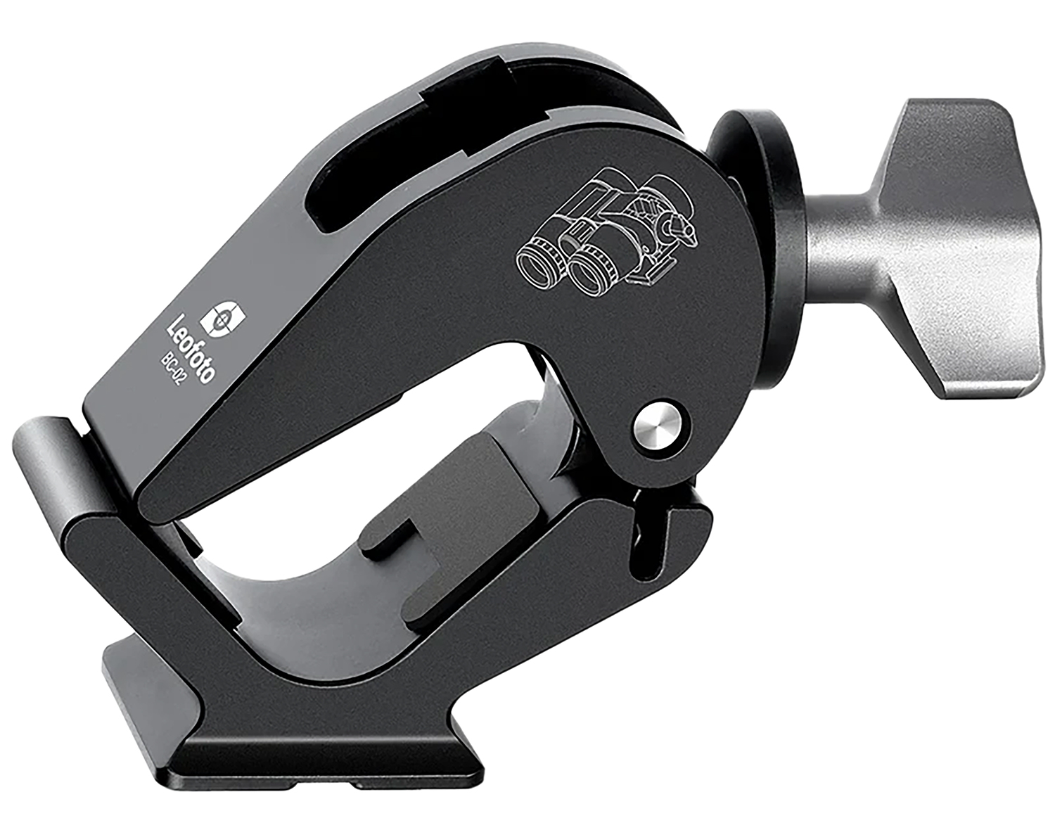 Leofoto Usa Bc-02 Binocular Adapter Dovetail Mount Black 6940828301221