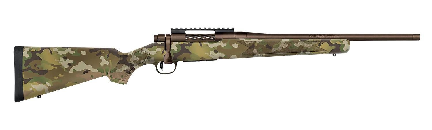 Mossberg Patriot Carbine Rifle 22-250 Rem. 18 in. Multicam Brown Cerakote - Mossberg - 22-250