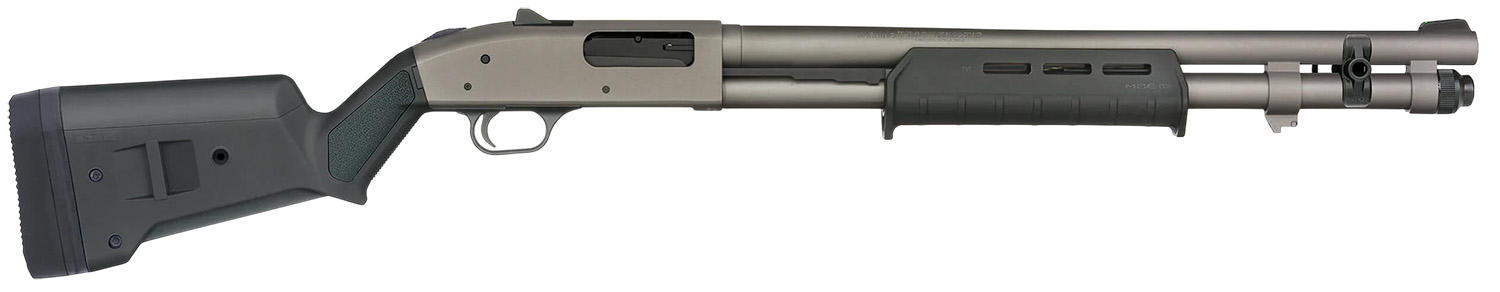 Mossberg 50797 590A1 12 Gauge Shotgun 8+1 Magpul Stock Tungsten Grey - Mossberg - 12 Gauge