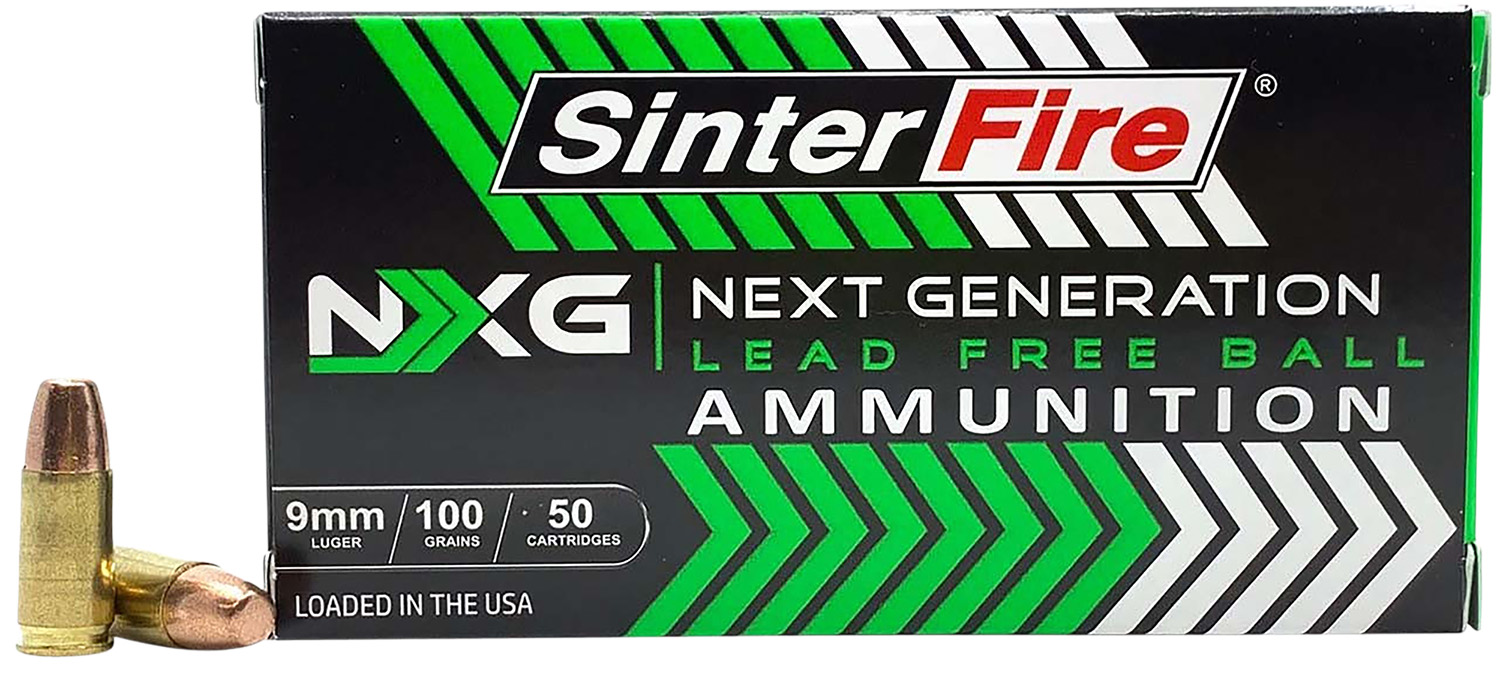 SinterFire Inc SF9100NXGLF Next Generation (NXG) 9mm 100gr 50 Per Box/20 Case