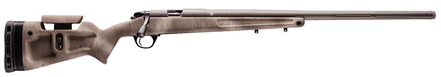 CVA PR5030N Endura Pro 45 Cal 26 Tungsten Cerakote Fluted Threaded Barrel, Drilled & Tapped Stainless Steel Receiver, Grayboe Eagle Pro Desert Camo w/Black Webbing Synthetic Stock