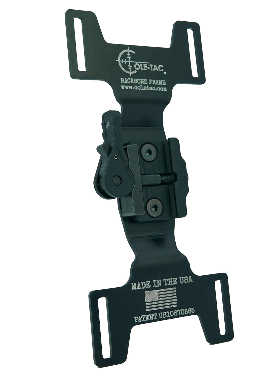 COLETAC BF1002 BACKBONE FRAME PICATINNY