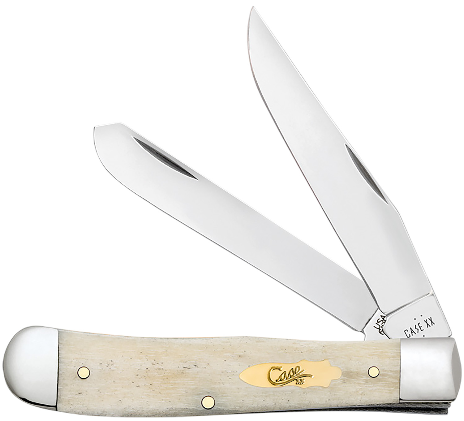 Case Cutlery Trapper Folding Knife Clip Point/Spey Tru-Sharp SS Blade