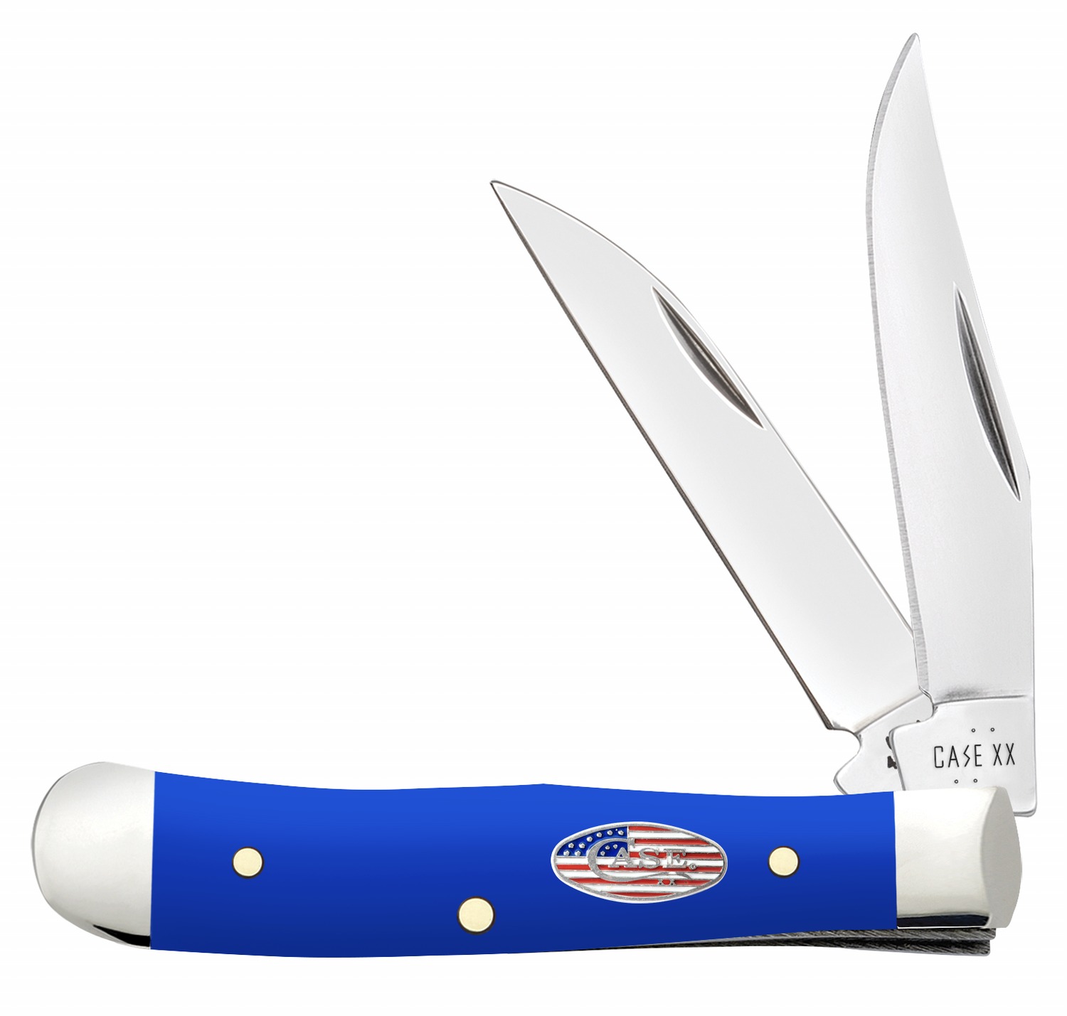 CASE 16401 SMOOTH ROYAL BLUE SYN TINY TRAPPER