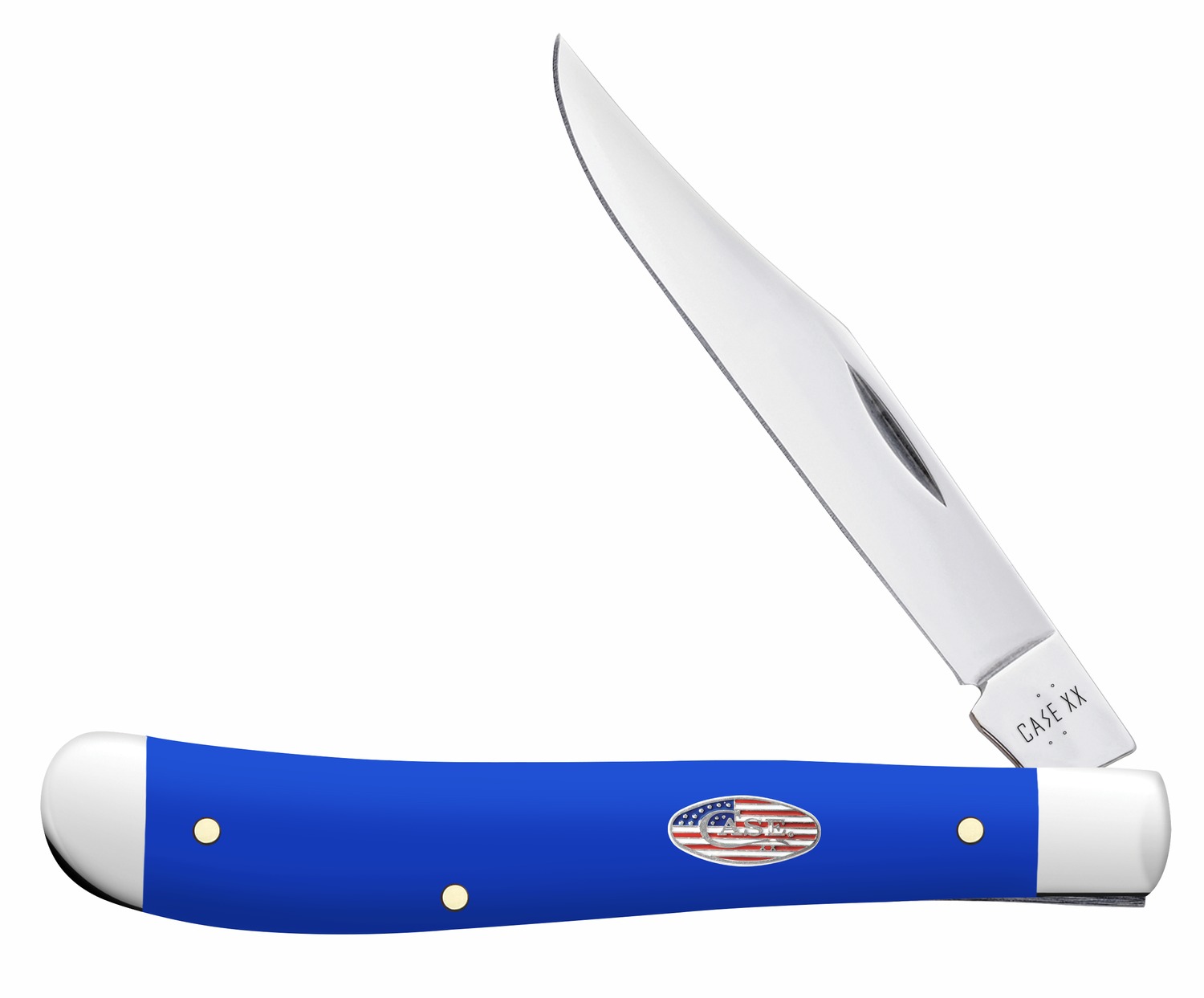 CASE 16403 SMOOTH ROYAL BLUE SYN SLIMLINE TRAPPER