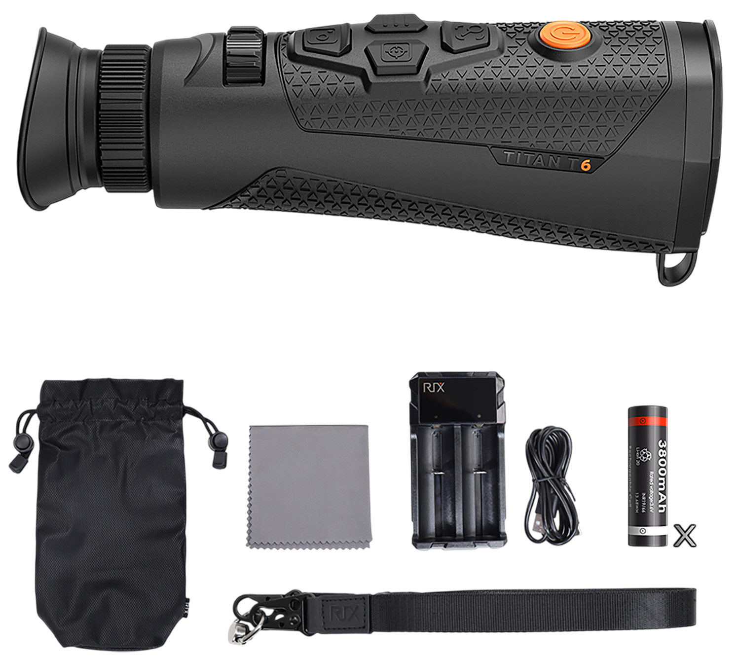 Rix Optics  (visir Inc) RIXTITANT6 Titan T6  Thermal Black 35mm 640x480, 12 Microns 50 Hz Resolution Zoom 2.2x