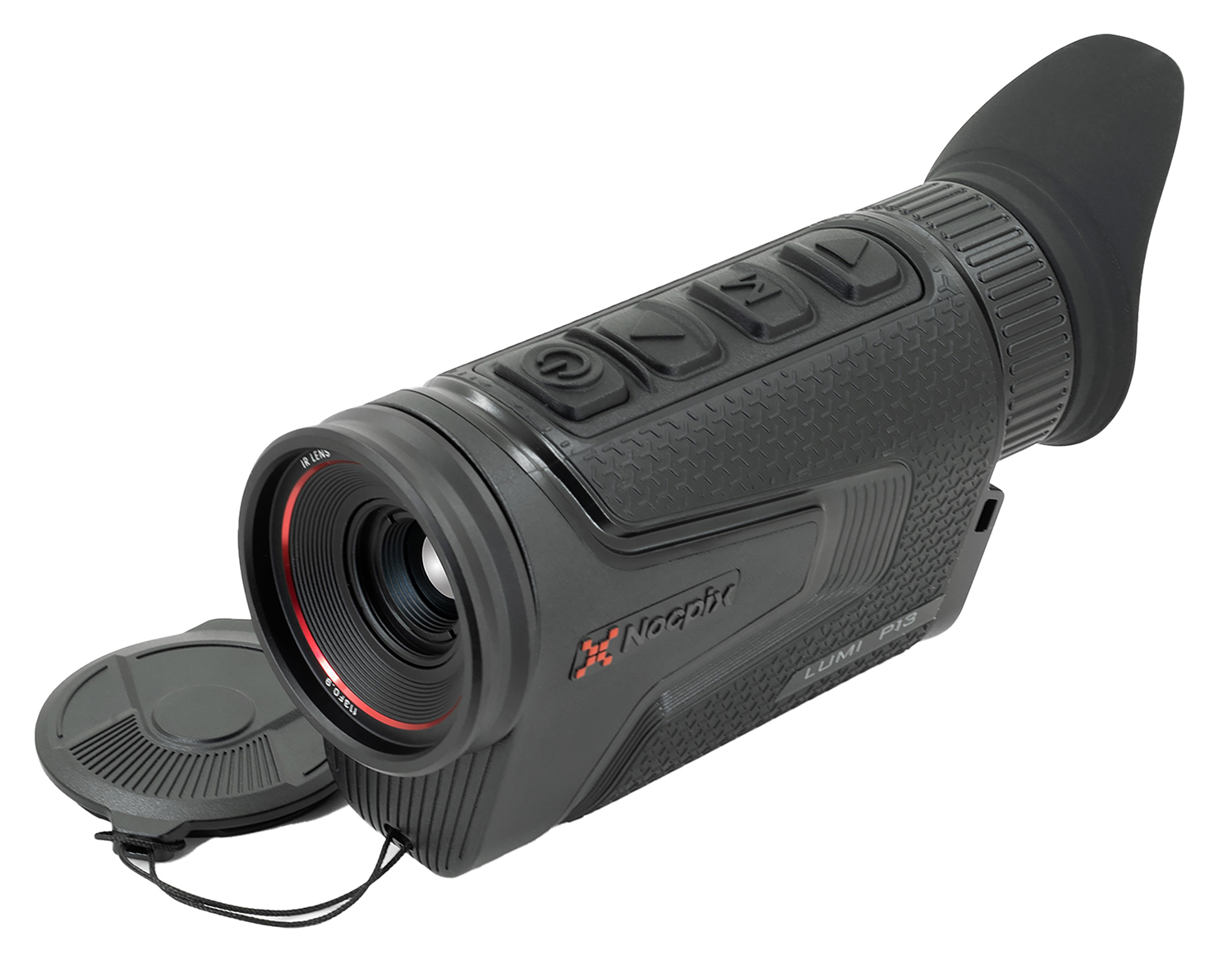 iRay USA LUMI-P13 Compact Thermal Monocular Black 2-4x 13mm 256x192 Resolution - NOCPIX - 13MM