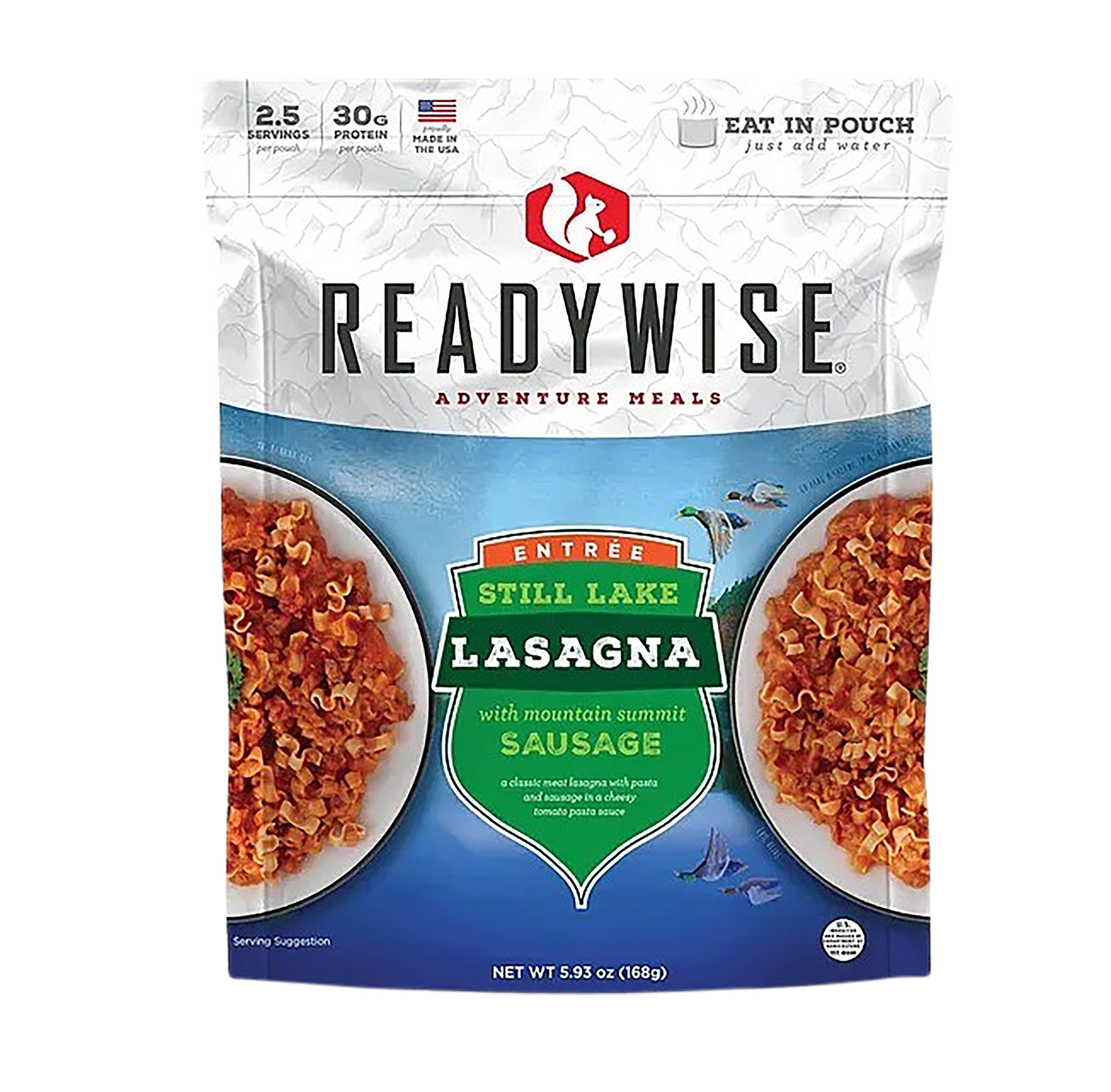 Wise Foods RW05808 Lasagna w/ Beef 2 Servings 6 Per Case