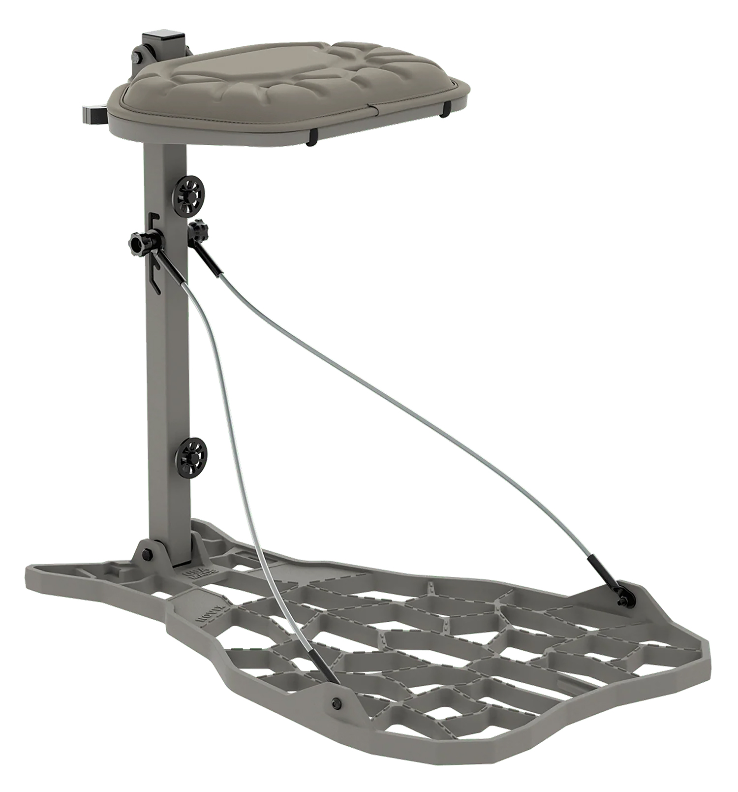 Novix NX-HELO Helo Hang On Stand, 9 lb 15 oz, Aluminum, Gray, USA Made