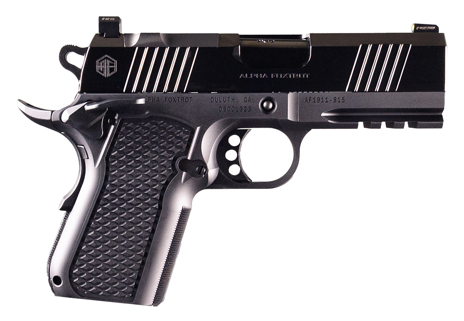 Alpha Foxtrot AF1911-S15 9mm Handgun 3.5" Threaded Barrel Optic Ready