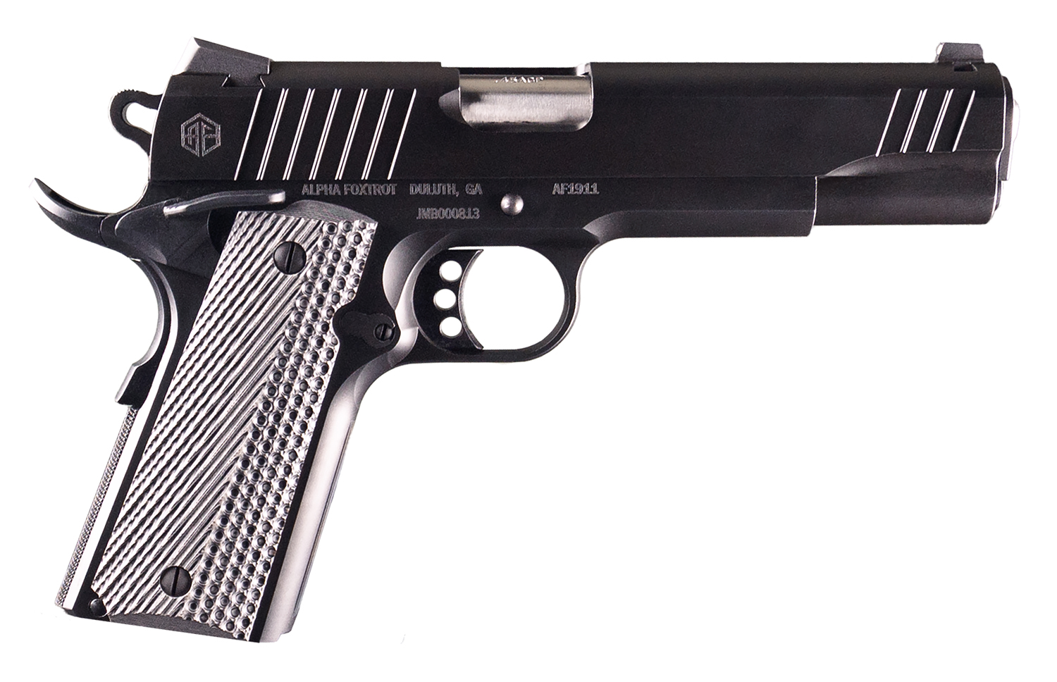 Alpha Foxtrot 1911 Standard QPQ45 ACP 5in. Barrel 7rd - Black (AA27... - AF - .45 ACP for sale at TheGunDock