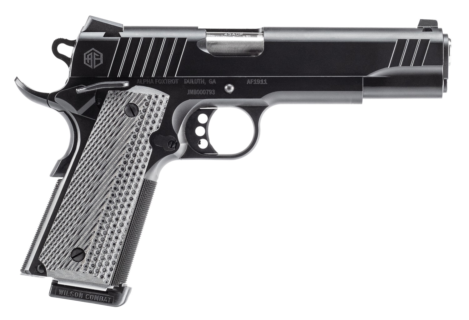 AF AA27X4ENA-XQBK08-WBS AF1911- SERRATIONS 5.45ACP