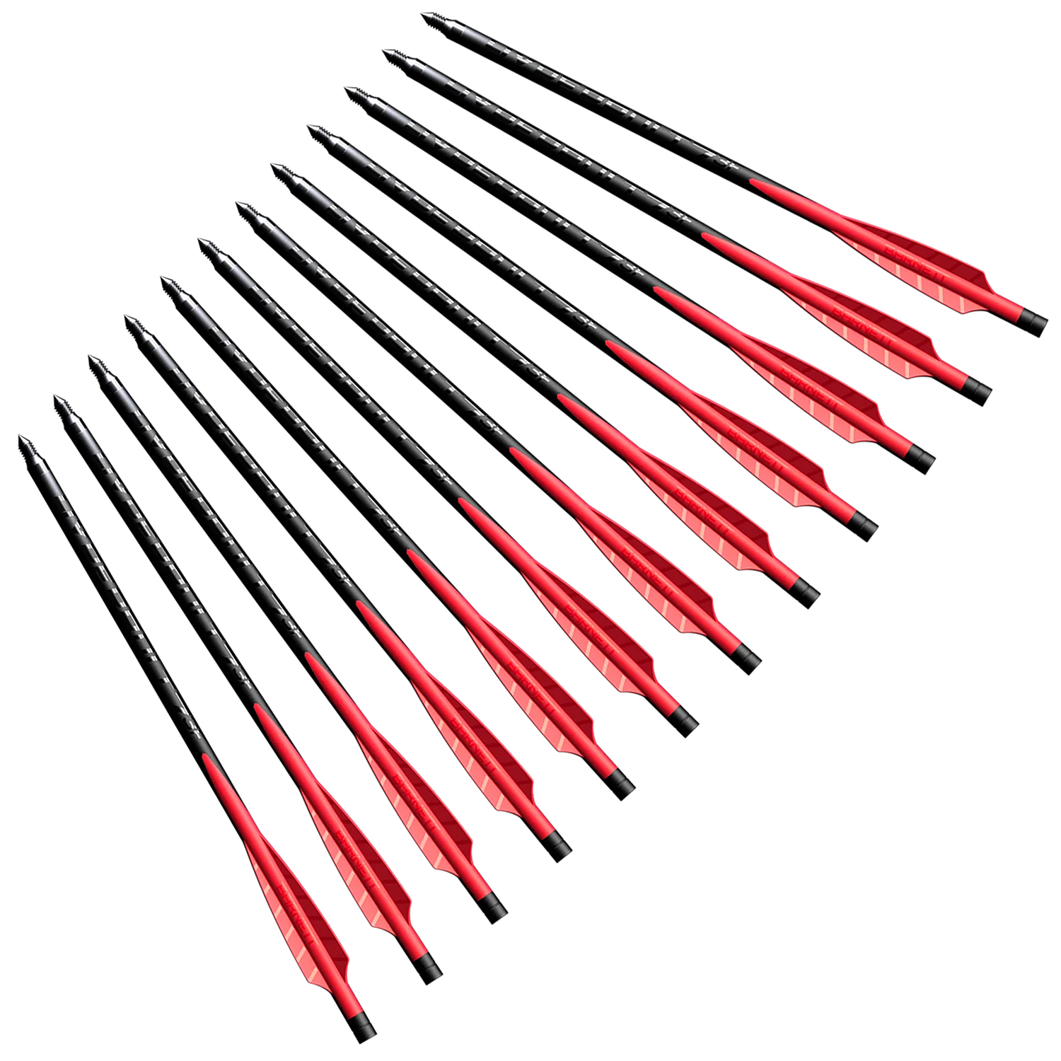 Barnett BAR50038 Demun Hyperbolts 3-Fletch 12pk Dual-Color Mini Bolts