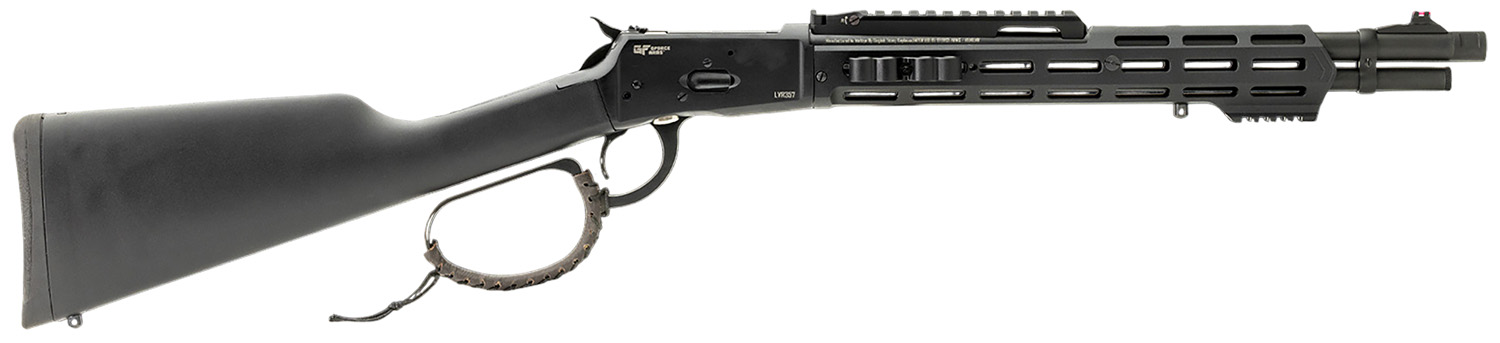 Gforce Arms GFLVR357SXB LVR  357 Mag 8+1 16.50" Black Cerakote barrel, Black Cerakote Steel Receiver w/Picatinny Rail, M-LOK Handguard, Black Fixed Synthetic Stock