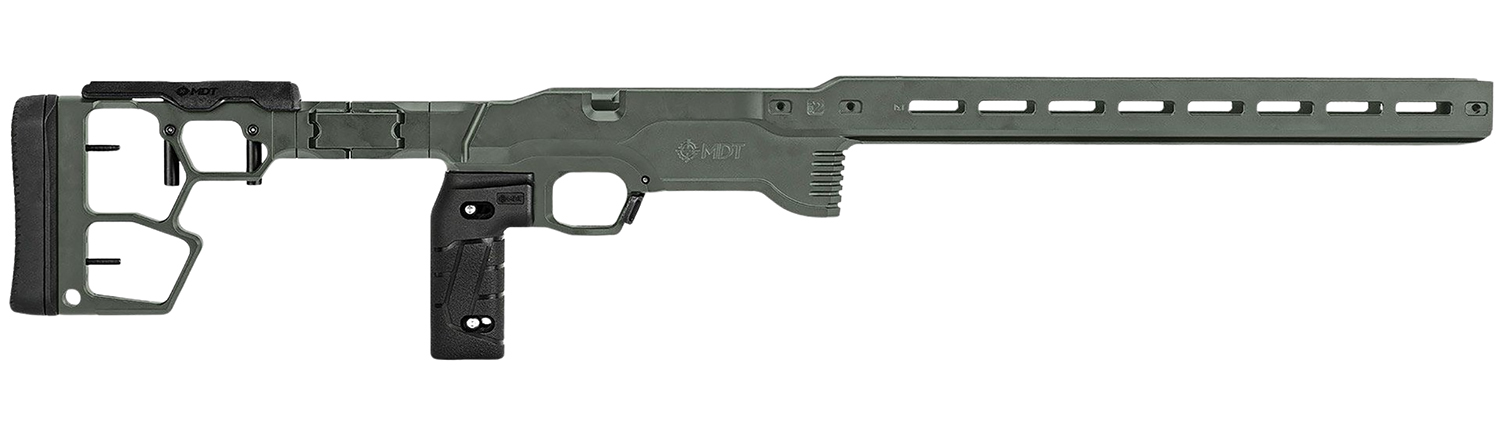 Mdt Sporting Goods Inc 116079CCG ACC Premier Gen2 Chassis Cerakote Charcoal Green Aluminum Fits Ruger American Rimfire 34.40" OAL
