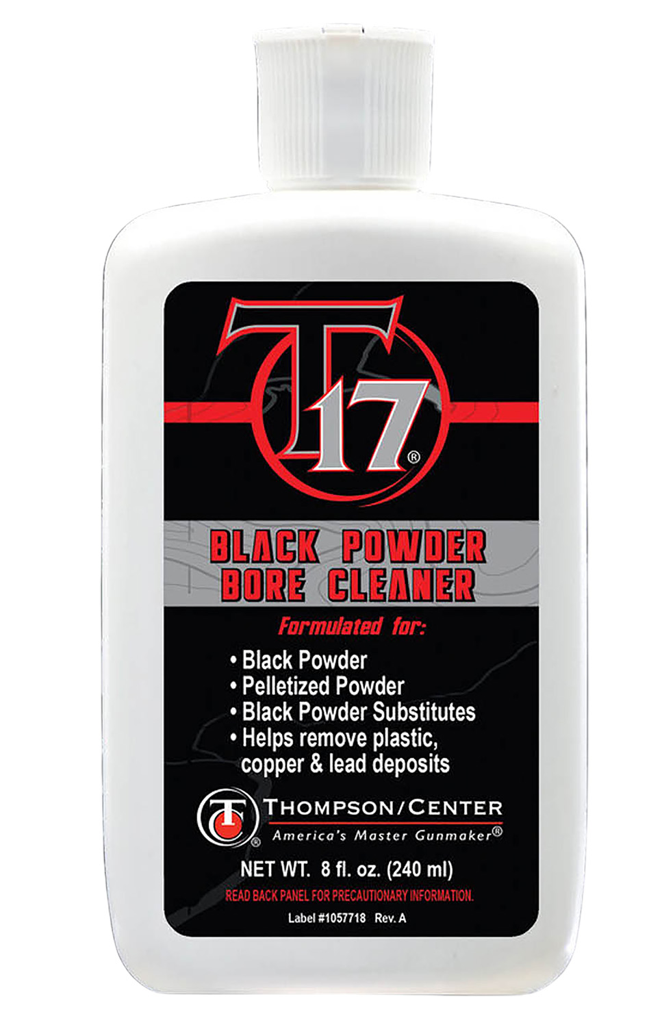 TCA 9027R T17 BLACK POWDER BORE SOLVENT 8-OZ
