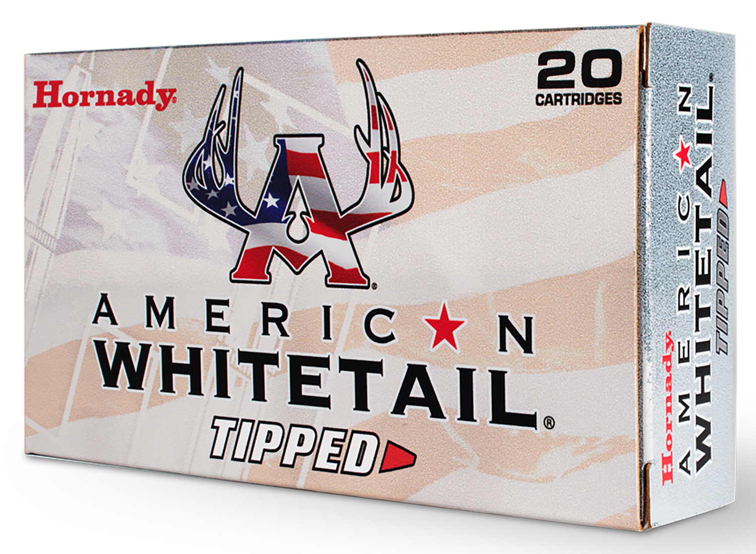 Hornady 80601 American Whitetail  7mmRemMag 154gr 20 Per Box/10 Case