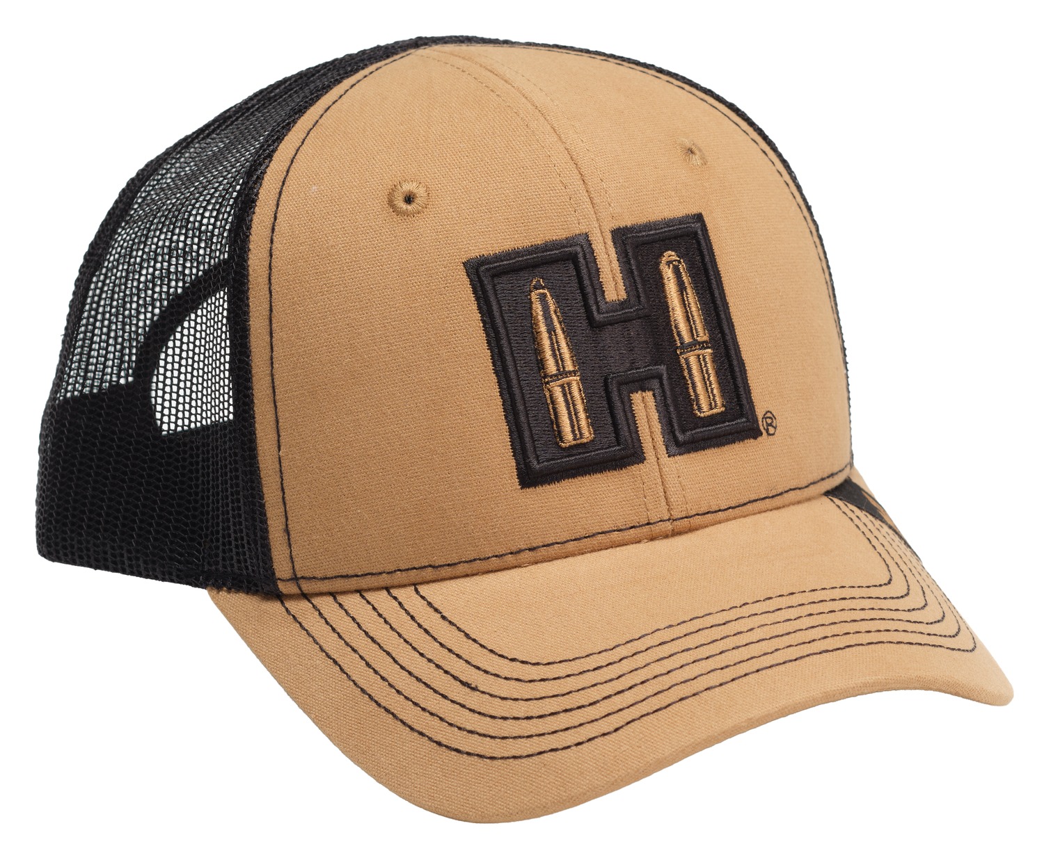 HORN 99264 HORNADY COY BRN & BLK MESH HAT - Horn Hunter - STRUCTURED