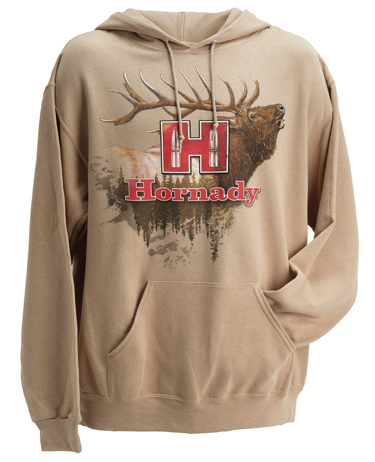 Hornady 99612XXXL Elk 3XL Tan/Khaki Hoodie