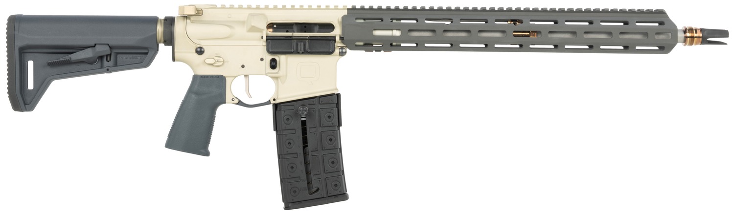 Q LLC Sugar Weasel *CA Compliant 5.56 NATO 10+1 16" Clear Anodized Cerakote Aluminum Receiver w/Picatinny Rail, M-LOK Handguard, CMOE SL-K Black Polymer Stock, Black Polymer Grip - Q LLC - 5.56 NATO