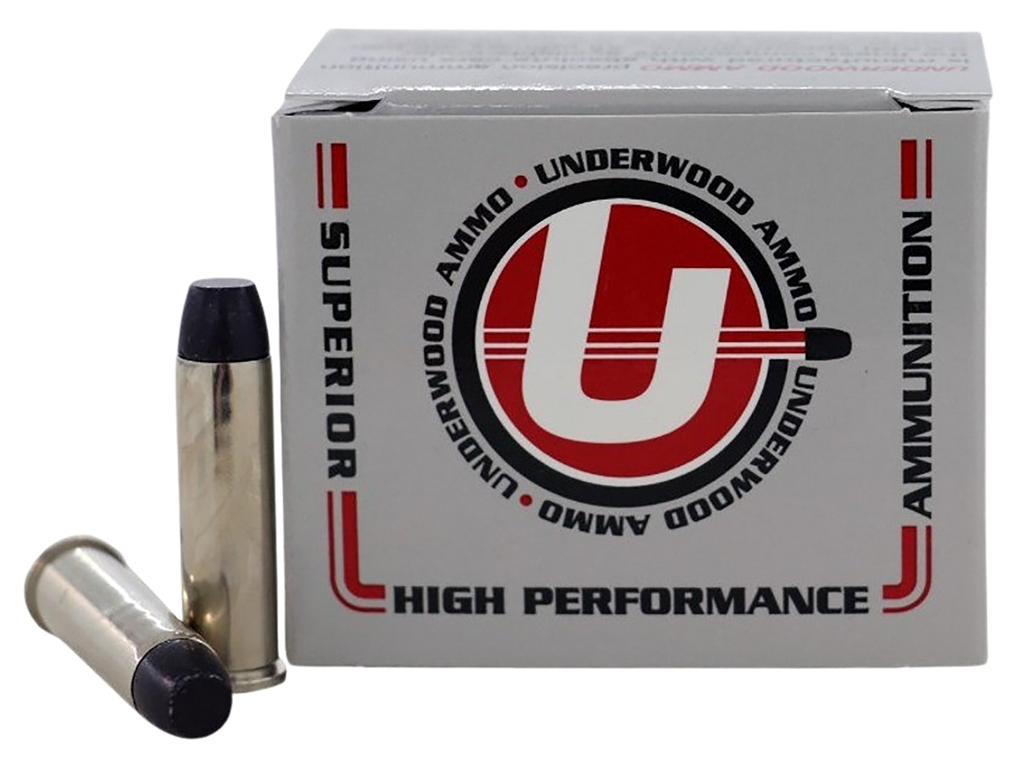 Underwood 357 Mag 180gr LFN Ammo 20rd 10bx/cs - Underwood Ammo - HARD CAST FLAT NOSE