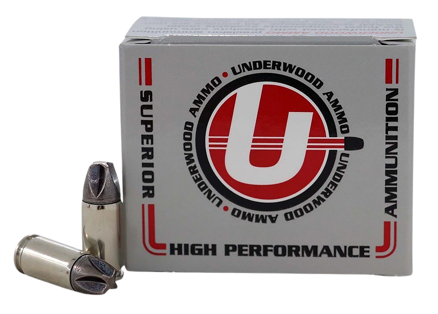 Underwood 876 9mm Luger +P Ammo, 90gr, 1475fps, 20 Rounds, Copper Bullet