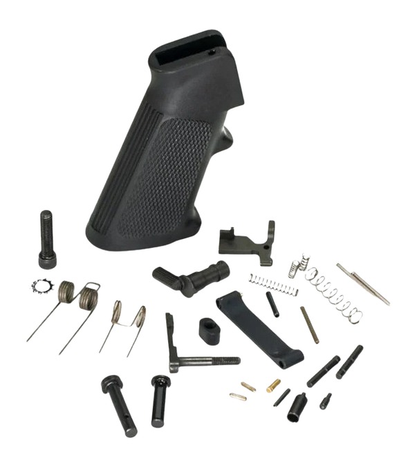 White Label WLA-LOW-1014-01 AR15 Lower Parts Kit, No Trigger Guard/Grip