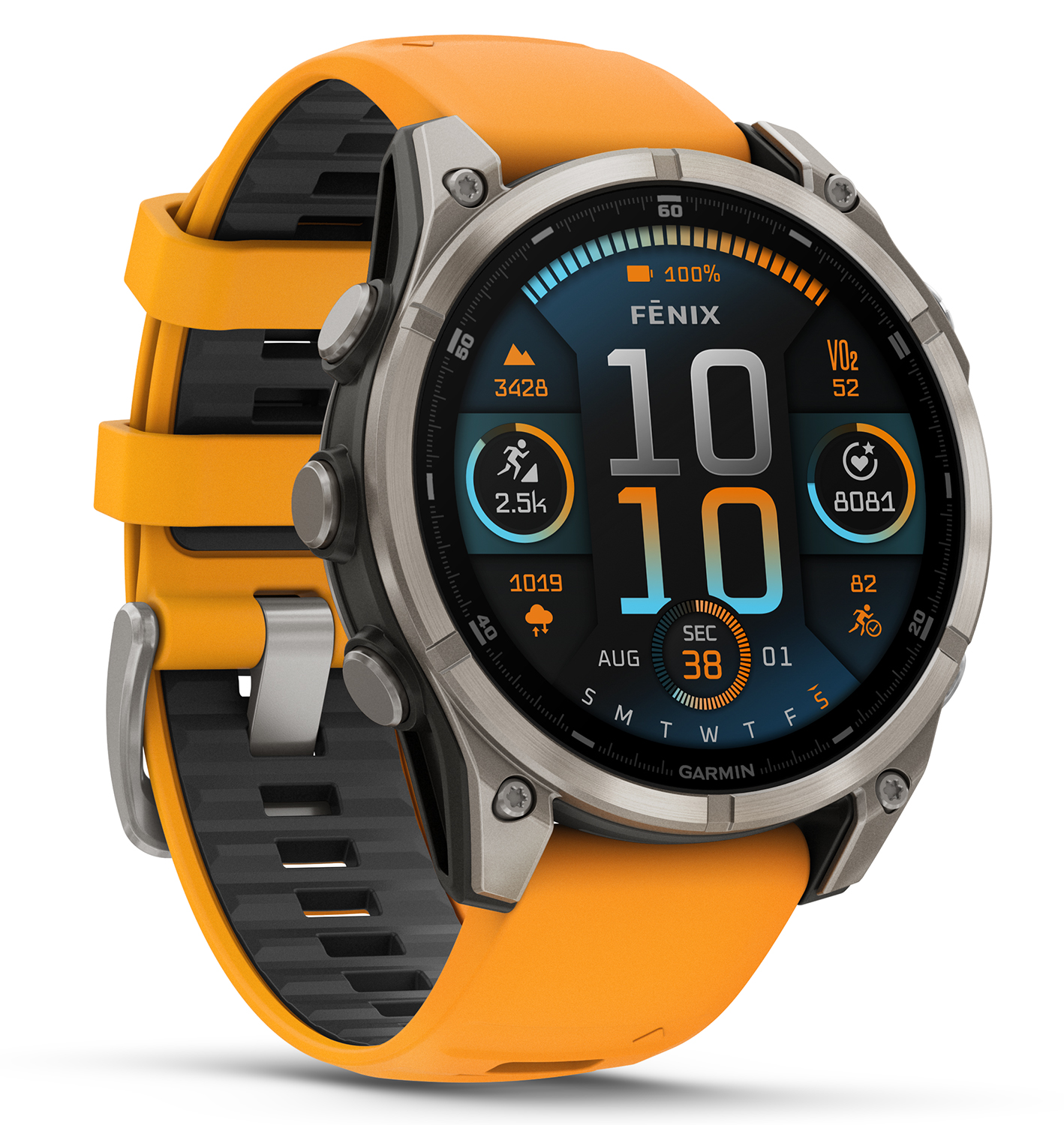 GAR 010-02904-10    FENIX8 47MM AMOLED ORNG/TTNM