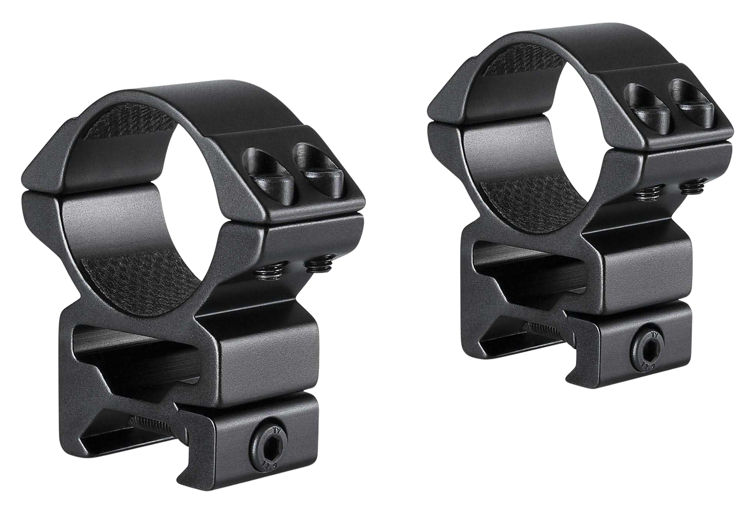 Hawke 22117 Match Mount Rings Weaver 30mm High Aluminum Matte Black