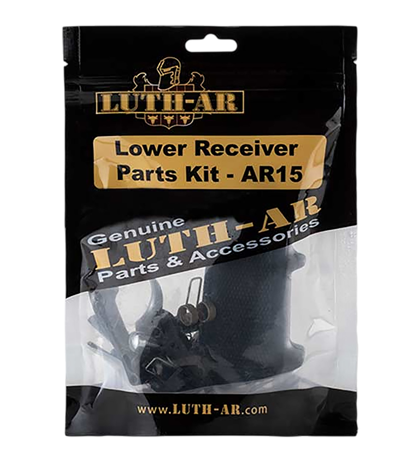 Luth-AR LRPK-1 AR-15 Lower Parts Kit, Matte Black Finish - Luth-AR