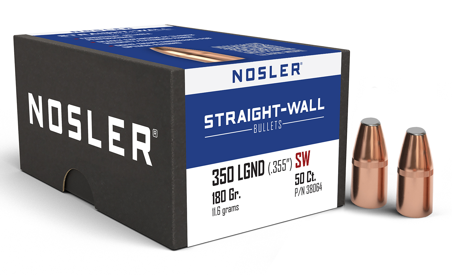 NOS 38064 SW-350L 355 180G PP C470 50CT - Nosler - 350 Legend