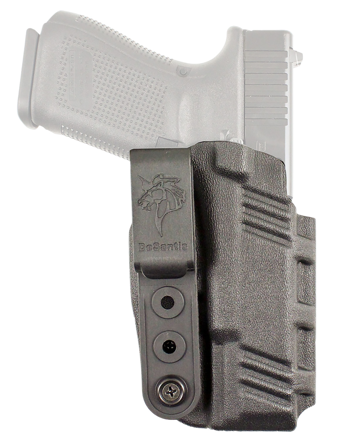 DeSantis Gunhide 137KJA09Z0 Slim-Tuk  IWB Black Kydex Fits S&W Shield X Ambidextrous