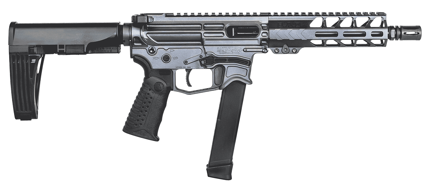 Battle Arms XIPHOS004 9mm 30+1 8.5" Black Barrel M-LOK Combat Gray Rail