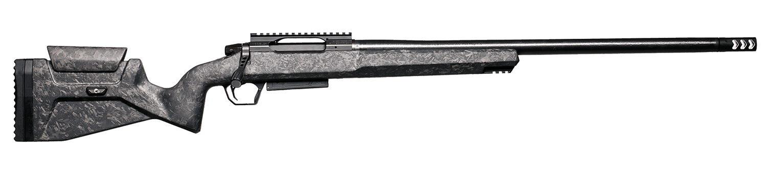 Christensen Arms 8011400801 MCR  7mm Rem Mag 3+1 22" Carbon Fiber Threaded Barrel, Picatinny Rail Receiver, M-LOK Forend, Black Adj Cheek Riser w/Pistol Grip Carbon Fiber Stock