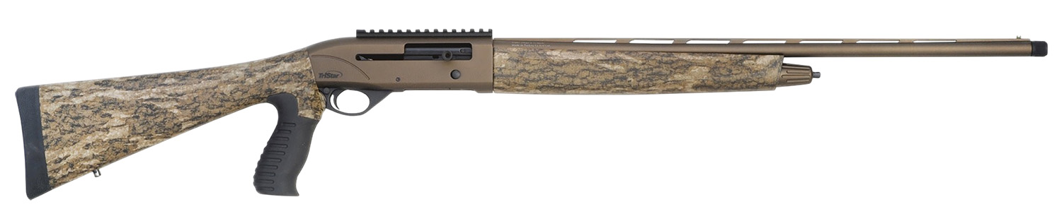 TriStar 24164 Viper G2     28 Gauge Semi-Auto 2.75" 5+1 24" Vent Rib w/ Matted Sight Plane Barrel Forend Receiver Bronze/Deep Blue Cerakote Receiver Camo Semi-Gross Turkish Walnut Stock