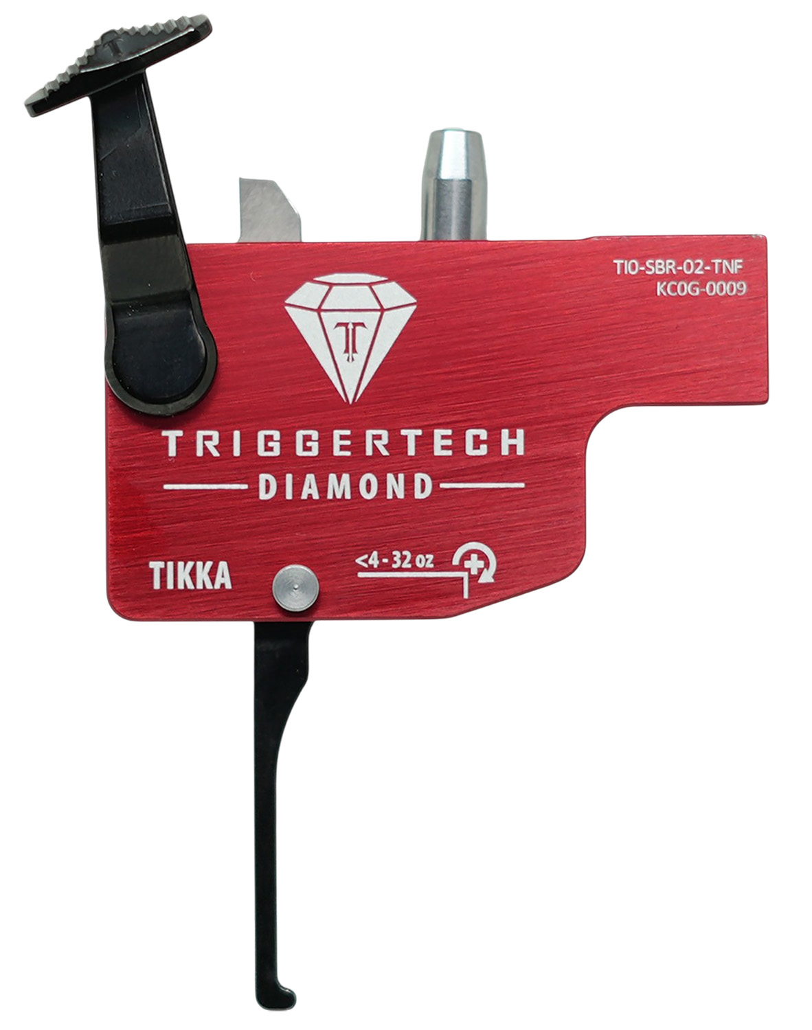 TriggerTech Diamond Trigger Fits Tikka T3/T3x/T1x Straight Flat Lever