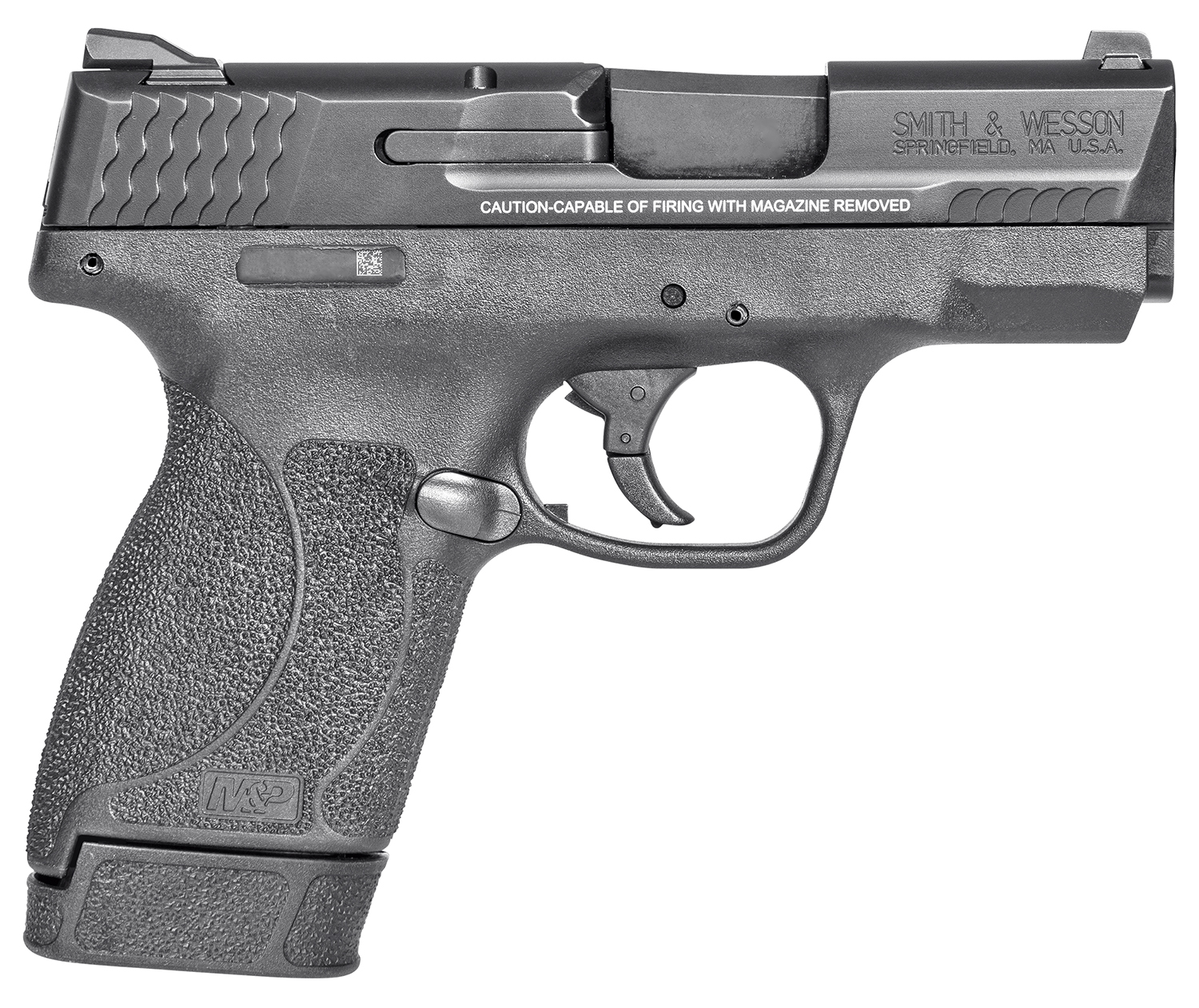 Smith & Wesson M&P 45 Shield M2.0 Handgun .45 ACP 7rd Magazine 3.3 Barrel Black No Thumb Safety - Smith & Wesson - .45 ACP/Auto