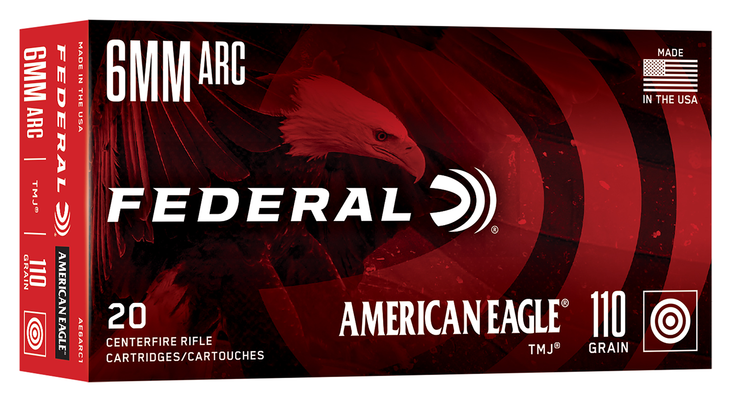 Federal AE6ARC1 6mm ARC American Eagle 6mm ARC 110gr TMJ