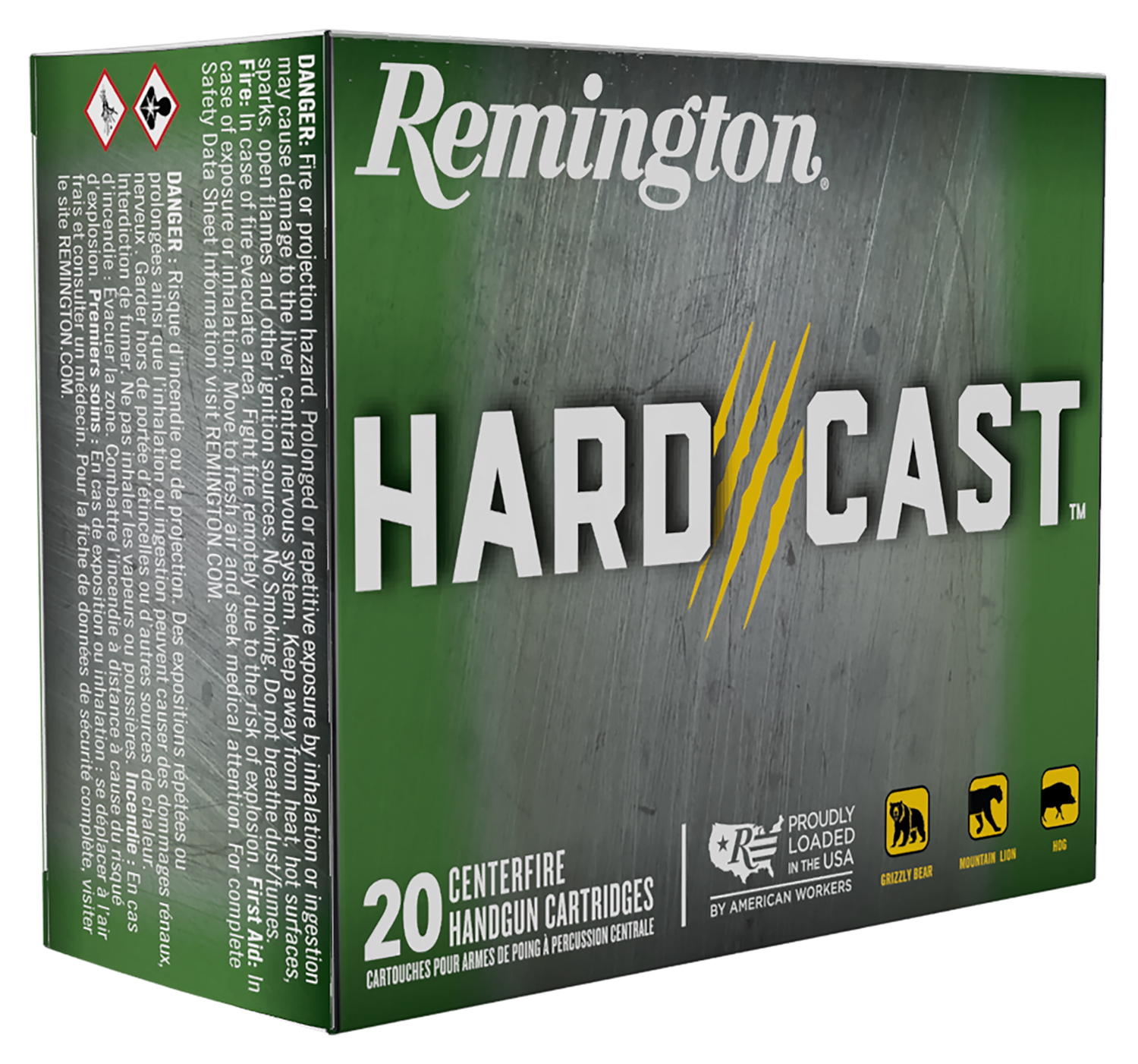 Remington Ammunition R28903   10mmAuto 200gr Hard Cast 20 Per Box/10 Case