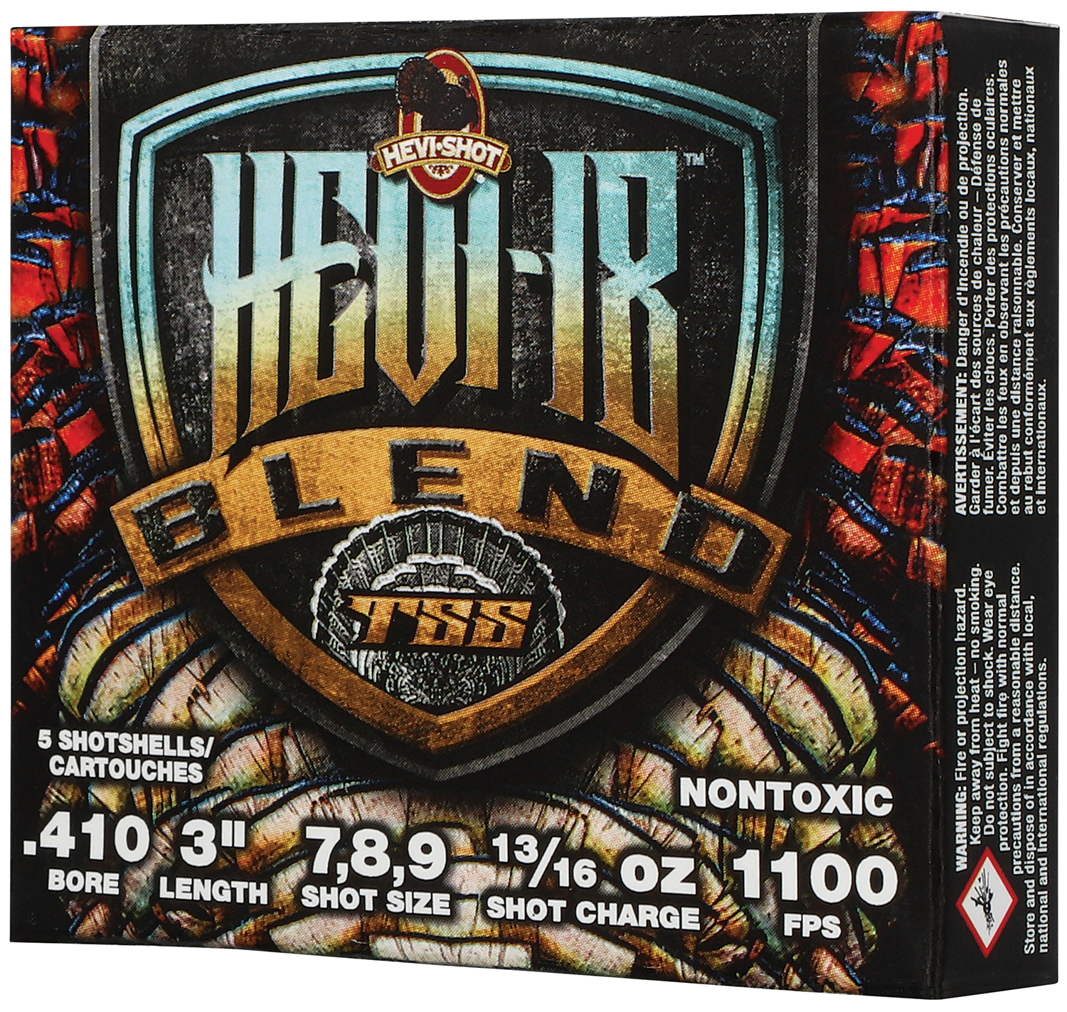 HEVI-Shot HEVI-18 Blend TSS 410 Bore 3 in #7/8/9 Shotshell