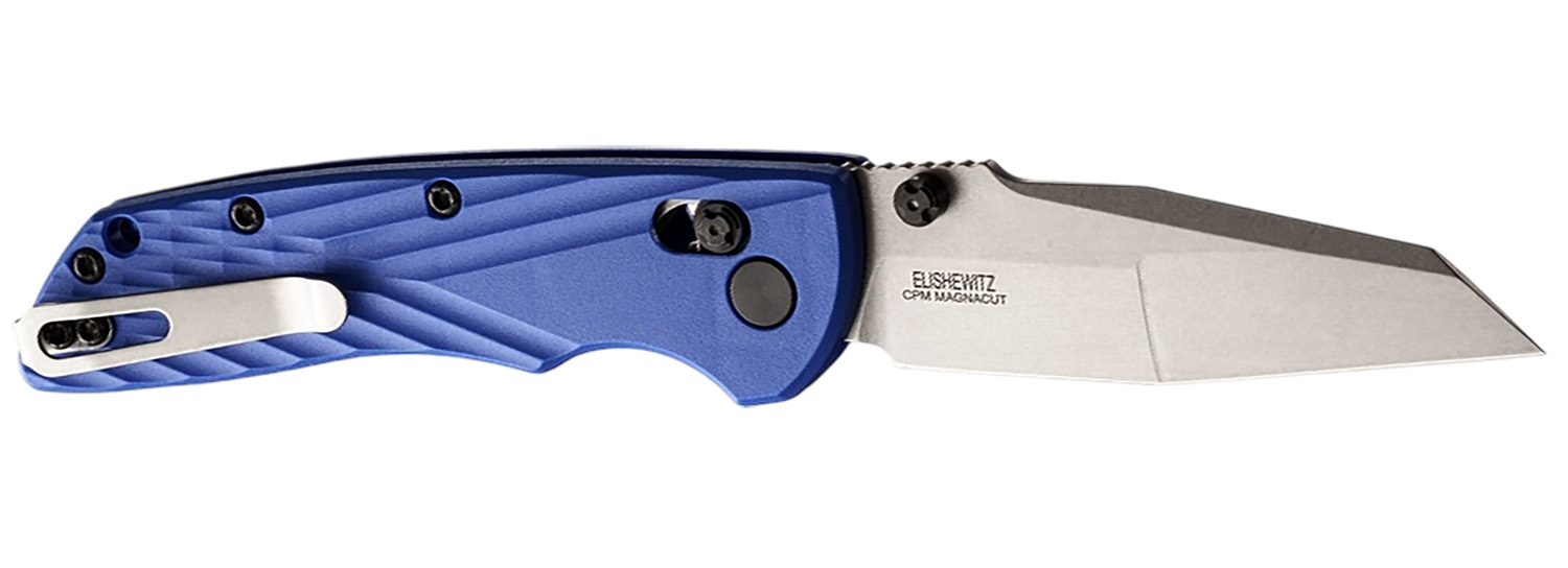 Hogue 24363 Deka 3.25" Blue Polymer Wharncliffe Blade ABLE Lock Folder - Hogue - MODIFIED WHARNCLIFFE