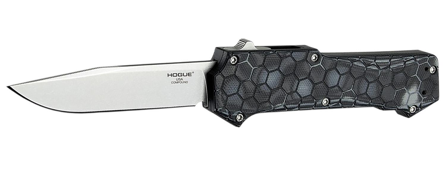Hog 34039 Compound 3.5 OTF Clip PT TUMBLED Black