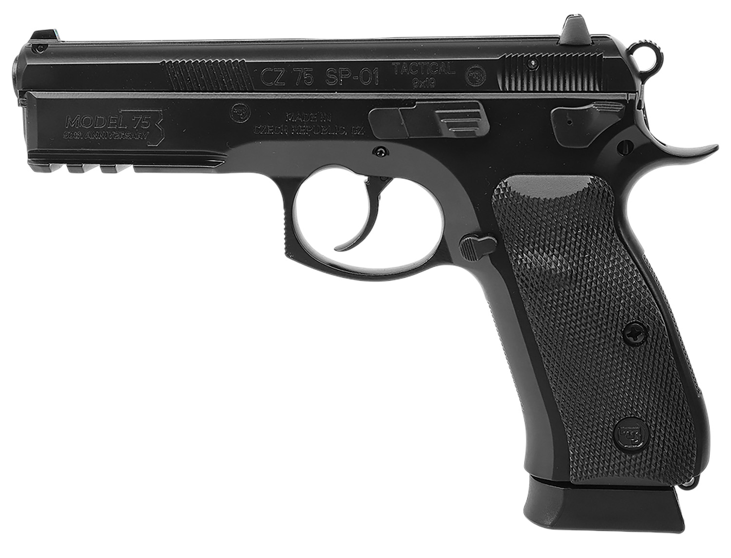 CZ 75 SP-01 Tactical 50th 9mm 4.60 in. – Reliable Pistol 5 CZ USA 75 SP-01 Tactical 50th Anniversary Elite, alternate view