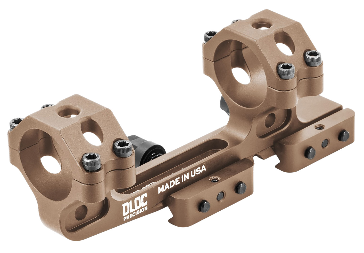 DLOC Precision DLOC-C130-1535-T   Cantilever Tan Aluminum 30mm Tube