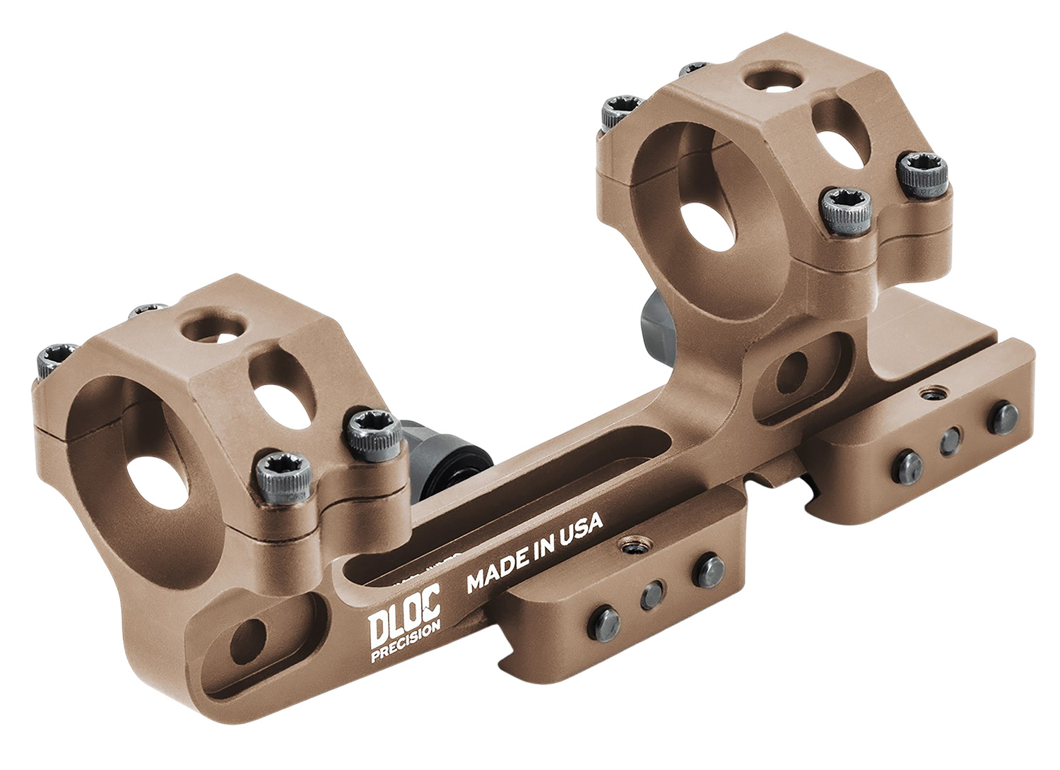 DLOC Precision DLOC-C134-1535-T   Cantilever Tan Aluminum 34mm Tube